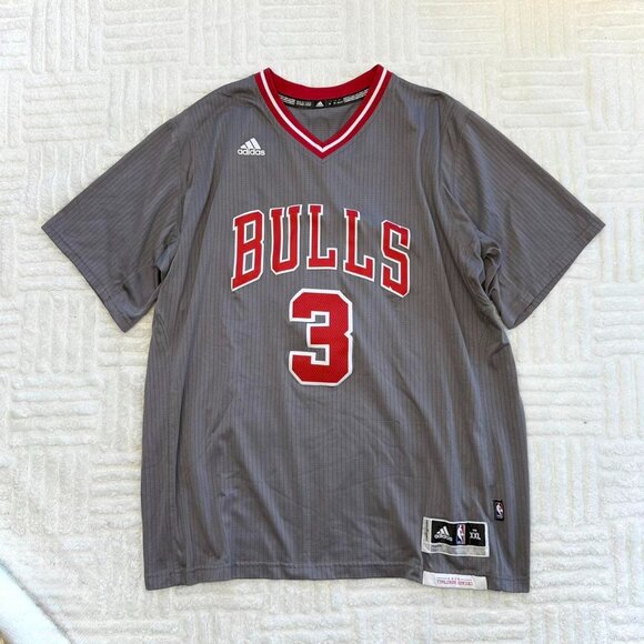 nba Adidas Chicago Bulls Jersey Dwane Wade #3 Swingman Jersey - Picture 1 of 5